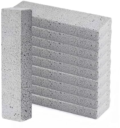 10 pezzi Pomice Detergente per WC, Blocchi Pietra Pulizia Della Toilette Pomice, Pumice Cleaning Stone, Cleaning Brick Block per Pulizia Della Toilette, Della Cucina, Del Lavandino