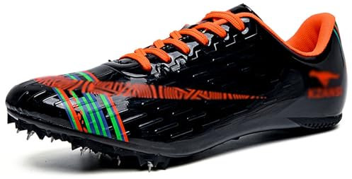 Blissbuilt Leichtathletik-Sprint-Spikes,Unisex Spiked Sprint Leichtathletik-Laufschuhe,Leichte Trainer Mit Spikes,Professionelle Sprint Sport Turnschuhe for Kinder Jungen Mädchen Damen Herren