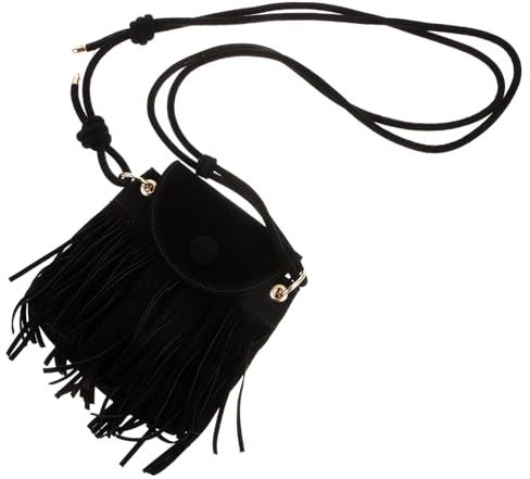 Holibanna Vintage Quasten Handtasche Damen Schultertasche Aus Kunstleder Mit Verstellbarem Riemen Und Fransen Für Alltag Und Freizeit