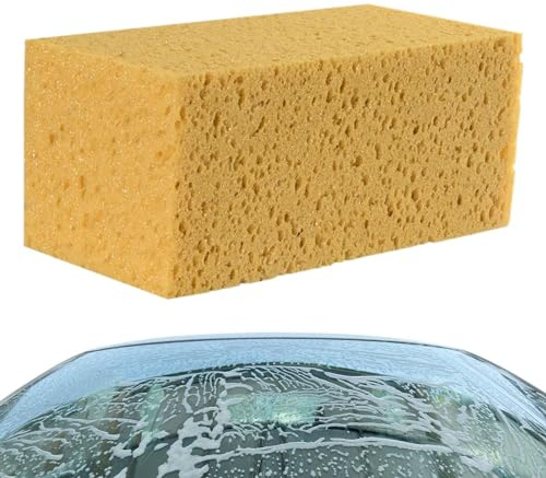 Große Schwämme für Autowäsche, Reinigungsschwämme, Autowaschschwamm, Schaumschrubber, extra dicker großer Reinigungsschwamm, Mehrzweck-Reinigungsschwamm, dick saugfähig,