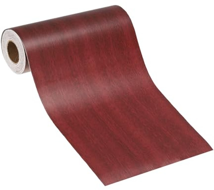 PATIKIL Selbstklebendes Holzkorn-Reparaturband 10 m x 150 mm, Mehrzweck-Reparaturflicken mit realistischem Holzkorn für Möbel, Tür, Tisch, Stuhl, Fenster, Handwerk DIY, Walnuss