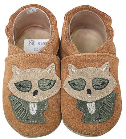 HOBEA-Germany Zapatos para niños y niñas en Diferentes diseños, Mapache marrón : 22/23