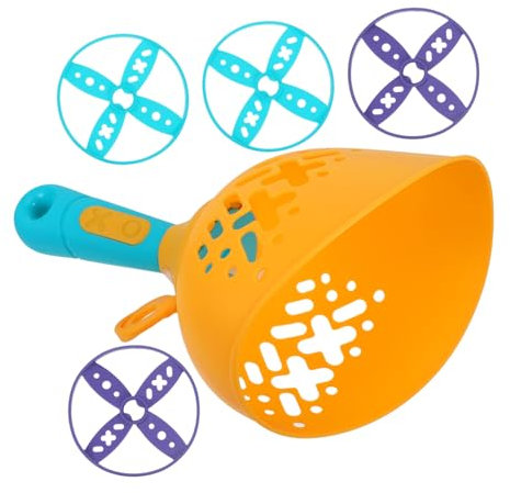 JOINPAYA 1juego Disco Volador para Lanzador Manual Juguete Exterior para Parques y Jardines Mejora La Coordinación y Habilidades Motoras Incluye Lanzador y Discos Diseño y Fácil De Usar