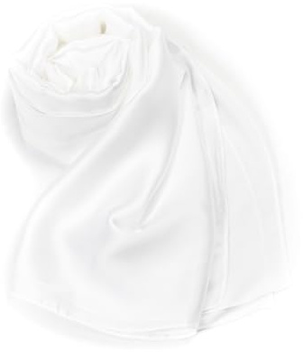 MAPIMANIA - Festliche Stola für Abendkleid aus Seide, Bolero Damen festlich, Sommerschal für Hochzeit, Schal Sommer, Satin Tuch