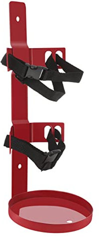 DIYEAH Supporto Per Estintore 14.2x14.2x14.2 Pollici Fori Variabili Per Estintori 2-4 Kg Per Veicoli e Camper