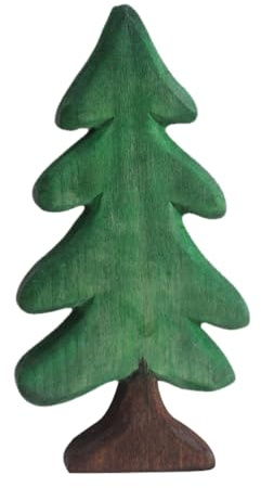 Alipis Holz Weihnachtsbaum Deko Handgefertigt Kleiner Tannenbaum Tischdekoration Holz Weihnachtsbaumschmuck FüR Weihnachten Festliche Fenster- Und Tischplatte Deko