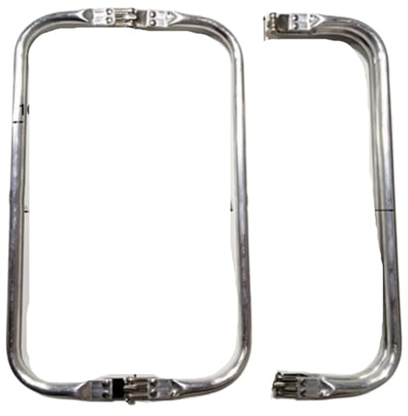 AMENGJ Clutch per Borse Uncinetto Manici for Borse in Metallo, Chiusura a Scatto, Parti e Accessori for(30cm)