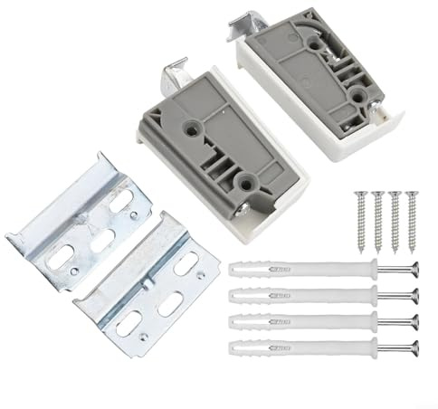 Gdfnmogo Staffe di sospensione per mobili da cucina, capacità di carico 50 kg, ganci invisibili per armadi e pensili con Decora