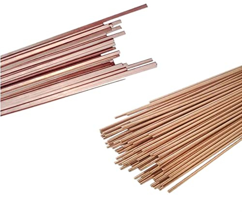 Phosphor-Kupfer-ummantelter Schweißdraht, 500 mm – spritzarm, hervorragende Schweißbarkeit, 1 kg(2.0mm)