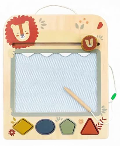 Generisch Magnetische Holz-Maltafel für Kinder – Kreatives Lernspielzeug ab 3 Jahren Aus Naturholz für Jungen & Mädchen - Perfekt für Unterwegs