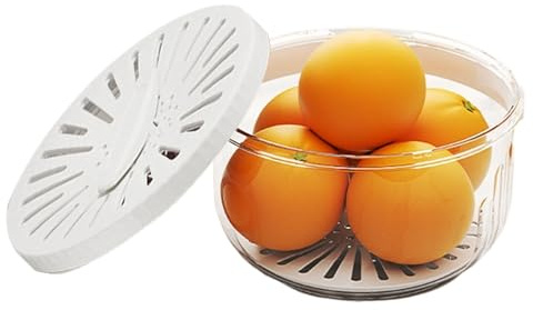 Arandela de frutas - Mango plegable 2 en 1 con práctico colador de cocina, tazón, cesta para verduras, solución de almacenamiento de enjuague, adecuado para el hogar, refrigerador, fregadero,