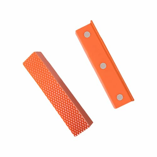 1 Paar Magnetische Schraubstockbacken Schutzbacken, Weiche Backen für Werkbank-Schraubstockbacken, Geeignet für Holzbearbeitung und Sanitärinstallationen, 125mm