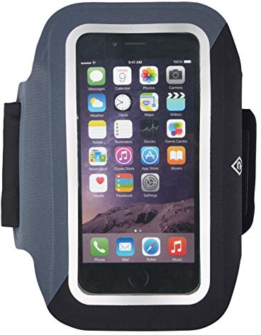 Ronhll Large Phone Armband,Black/Charcoal
