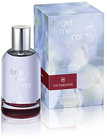 Victorinox Forget Me Not Eau de Toilette für Damen, Parfüm mit Hibiskus und Zedernholz, Blumig und frisch, 100 ml, V0000900