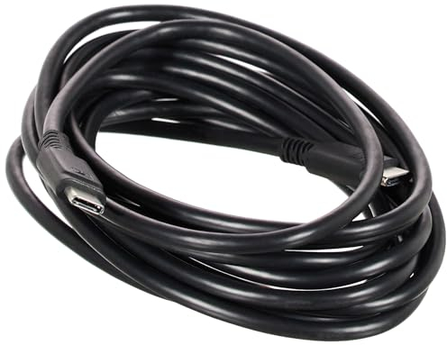Sennheiser Cable de alimentación USB-C de 3m para micrófonos para grabación profesional de podcasts y streaming con el micrófono USB Profile y el Profile Streaming Set - Negro (700103)