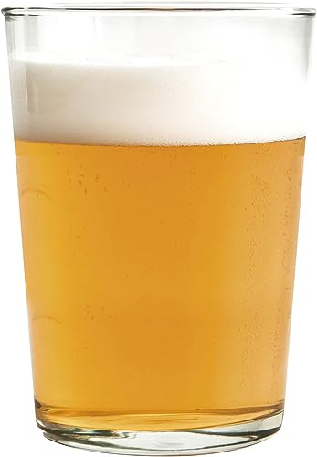 Genérico 12 Vasos de Sidra - Envio 24h - Pack de Vasos para Agua y Bebidas, Ligeros y Resistentes (Transparente Resistente, 50 cl)