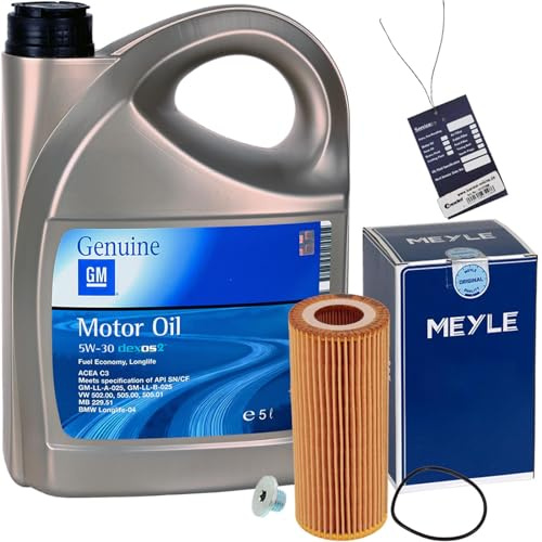 BandelOne Meyle Ölwechselpaket + 5L 5W30 Öl passend für Astra H + J CORSA B INSIGNIA