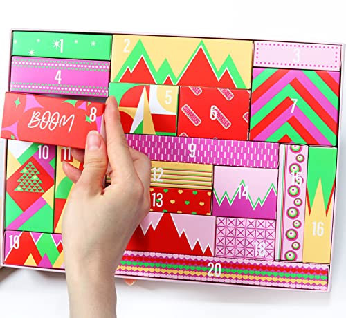 Makeup Beauty Adventskalender 2022, Adventskalender Schminke, Frauen Kosmetik Weihnachts Countdown Kalender Geschenkbox, Adventskalender Make Up, 20-Tage Weihnachten Advent Geschenk Für Frauen