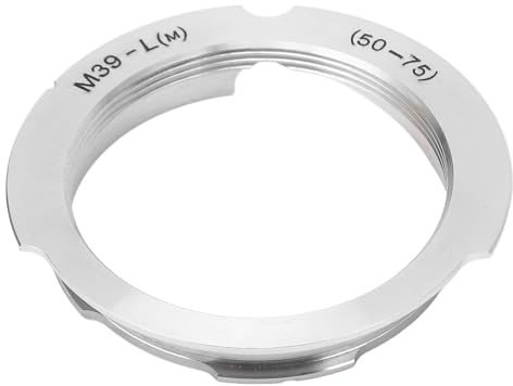Aluminium Alloy High Precision Lens Adapter Mount, Functional and Versatile, M39 LSM LTM 50mm 75mm Lens, Compatible with M3 M2 M1 M4 M5 CL M6 MP M7 M8 M9