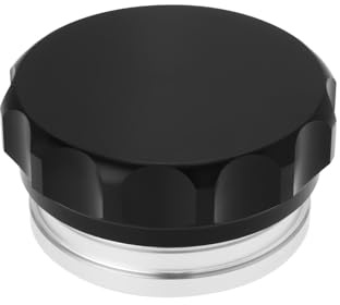 YINETTECH 2 Zoll Innendurchmesser 51 Mm Tankdeckel aus Aluminiumlegierung Zum Anschweißen des Billet-Einfüllstutzens mit Deckel für Öl- Kraftstoff- Wassertank Vorratsbehälterdeckel Schwarz