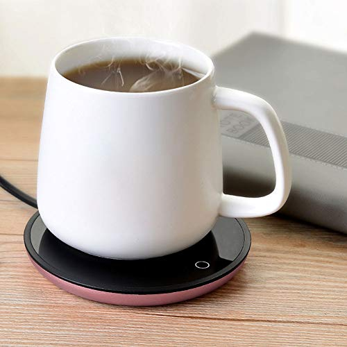 Eujgoov Teetassenwärmer, Kaffeetassenwärmer, Elektrischer Tassenwärmer, 11,7 X 11,7 X 1,5 cm, für Milch, Kaffee, Tee (EU-Stecker 220 V #16)