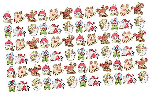 Lurrose 100 Stück Weihnachts Holzknöpfe Weihnachtsmann Knopf Partygeschenke Weihnachtsknöpfe Zum Nähen Feiertagsknöpfe Weihnachtsknöpfe Zum Basteln Jackenknöpfe Weihnachtlich