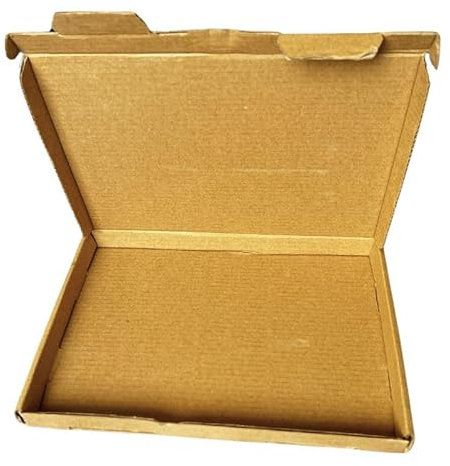 Großbriefkarton 230x160x20 mm Braun Grossbrief mit Steckverschluss Faltschachtel DIN A5 B5 C5 Versandkarton für Warensendung Büchersendung (40)