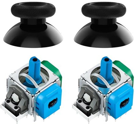 LONGYI TMR Joystick Electromagnético de repuesto para Xbox Controller(No Drift), Larga Durabilidad, Tapas de Thumbstick Ergonómicas Incluidas