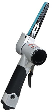 Levigatrice a nastro ad aria compressa, mini levigatrice a nastro, utensile pneumatico industriale, smerigliatrice angolare regolabile a 5 velocità, smerigliatrice a nastro con 3 (10 mm)