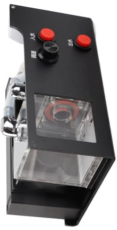 POENVFPO Carte Graphique Radiateur de Refroidissement à Eau Compatibilité Large compatibilité 600L / H Liquide CPU Colonter Control Bouton pour les Réglages de Refroidissement de L'eau Standard
