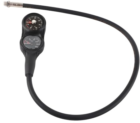 UMDHAIYI Professional Scuba Diving 2 Gauges Pressure Gauge Dive Digital Depth Equipment