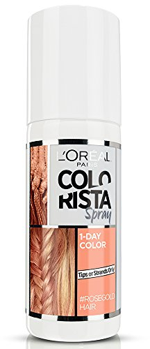 L'Oréal Paris Colorista Spray 1-Day Color Colorazione Temporanea Un Giorno, Rosa Oro (Rose Gold)