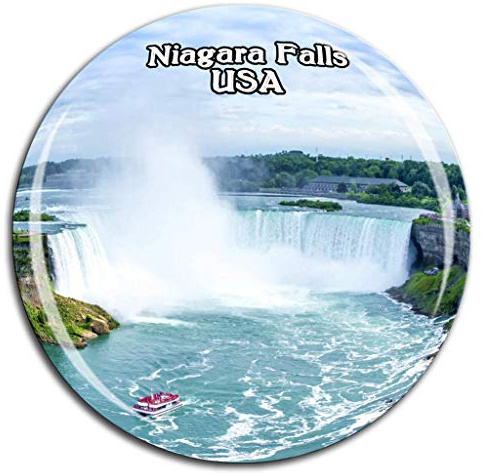 Weekino Niagara Falls Amerika USA Kühlschrankmagnet 3D Kristallglas Tourist City Travel Souvenir Collection Geschenk Stark Kühlschrank Aufkleber
