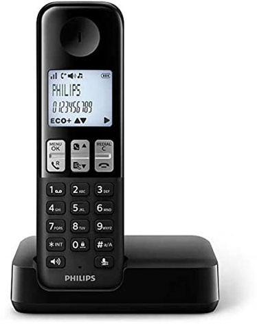 Draadloze telefoon Philips DECT Zwart (S0425080)