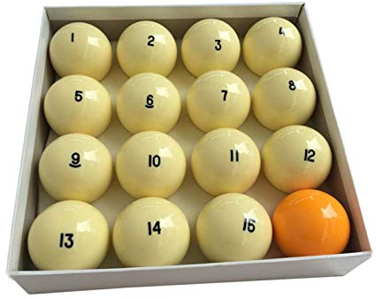 TX GIRL 16st Ryska Biljardbollar Komplett Set 68mm Pool Snooker Biljardbollar Harts Cue Bollar För Ryska Biljard (Size : 68MM)