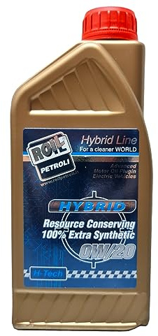 4 Litri di ROIL Hybrid Long Life 0W/20 Nuova Formula - Lubrificante Auto 100% Extra Sintetico - Specifiche API SN, ILSAC GF-5 - per Motori Hybrid, Plug-in e Range Extender