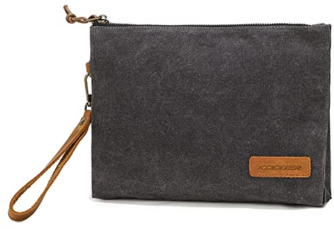 Toiletry Bag for Men, Travel Wash Bag Waterproof Small Toiletries Cosmetic Bag, Gym Shaving Shower Bathroom Bag, Make Up Bag with Handle (Grey)