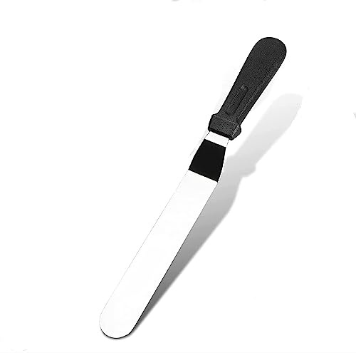 Professional Stainless Steel Spatula Set,Cake Decorating Palette Knife with Plastic Handle, Thickened Frosting Knife with Plastic Handle for Cake Decorating, Pastry, Baking.