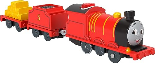 Thomas & Friends James som talar batteridriven leksakståg med ljud och fraser för förskolebarn från 3 år