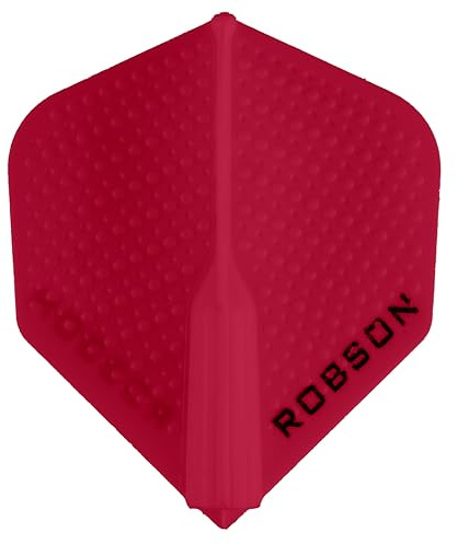 Bull's Robson Plus Dartflights | Plasticflights | dimpled Weiß - Blau - Rot - Schwarz