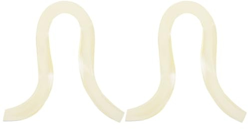PATIKIL 240 Stück Quilling-Streifen Papier, 3mm x 39cm Origami-Papier Quilling-Kits für Erwachsene Anfänger Kunst DIY Handwerk Weihnachten, Creme