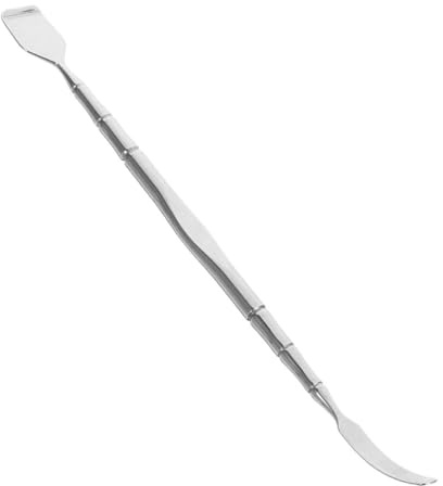 FRCOLOR Stab aus Edelstahl mit Glatter Oberfläche und Komfortablem Griff für Effektive Gesichtsreinigung und Mitesser Entfernung bei Frauen und Männern
