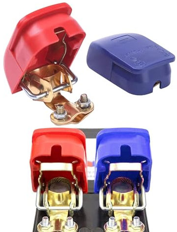 Flaconi Morsetti Batteria Auto,Morsetti Batteria,Stacca Batteria 12v,Connettori Elettrici Rapidi,Morsetto Batteria,Morsetto Batteria Auto,Adatto per il Collegamento Della Batteria Dell'auto
