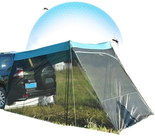 Heckklappenzelt für SUV,SUV-Kofferraumzelt | Robustes Heckklappenzelt, SUV-Zelte mit Sichtschutznetz - UV-Schutz, winddichtes Autodach, Campingzelt für SUV-Autos, Schrägheck, Limousine, Outdoor-Reisen