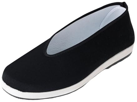 F Fityle Chaussures de Tai Chaussures de Kung Fu, Semelle en Caoutchouc Antidérapante, Respirantes, Confortables et Durables, Vieilles Chaussures de Pékin, 42