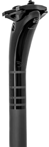 Deda Elementi RS Carbon Sattelstütze, POB (poliert auf schwarz), ø27,2 mm (350 mm), 25 mm Rückstellung