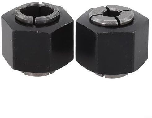 Oberfräsen-Spannzangen, Doppelgröße, 6 Stück, 35 mm und 12 mm für ausgewählte Router-Kompatibilität