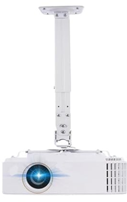 AMYSTY Projector Mount For Office Projector Hanger Aluminum Alloy Wall-mounted Or Ceiling-mounted Retractable For Home Studio Universal Projector Mount(40-60cm)