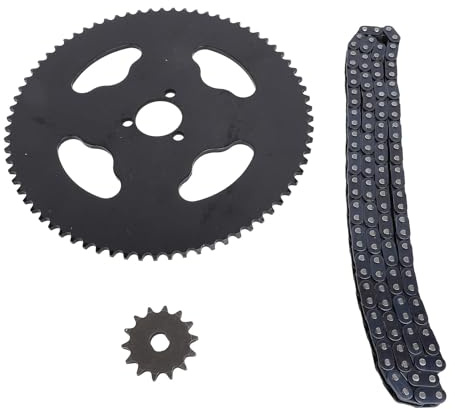 Althwuyu T8F Kit de Cadena y Rueda Dentada, 120 Enlaces Cadena de Motocicleta con 14T Delantero y 74T Proclockets Trasero, reemplazo de Ruedas dentadas de accionamiento T8F para