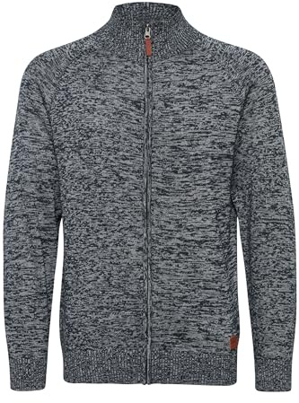 Blend BHDaniri Herren Zip-Jacke Sweatjacke Zipper Feinstrick